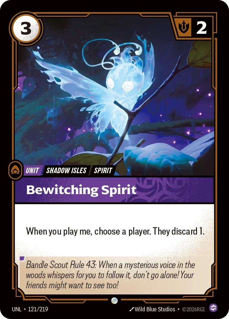 Bewitching Spirit - 121/219 (UNL) Common