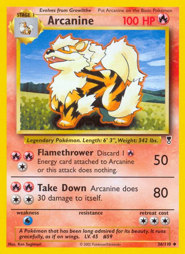 Arcanine - 036/110 (LC) Uncommon Near Mint