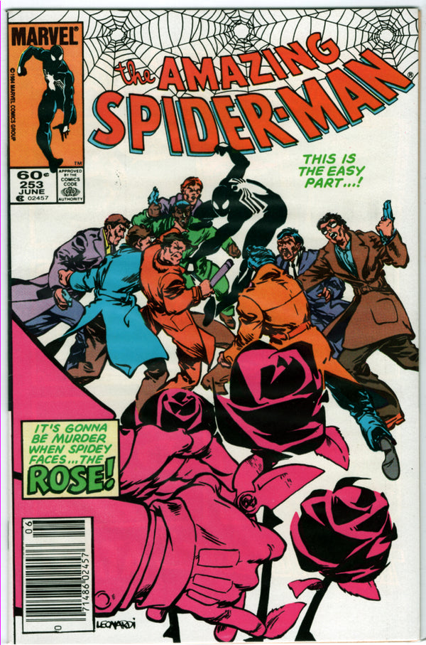 Amazing Spider-Man (1963 Series) #253 (8.0) 1st The Rose, Newstand