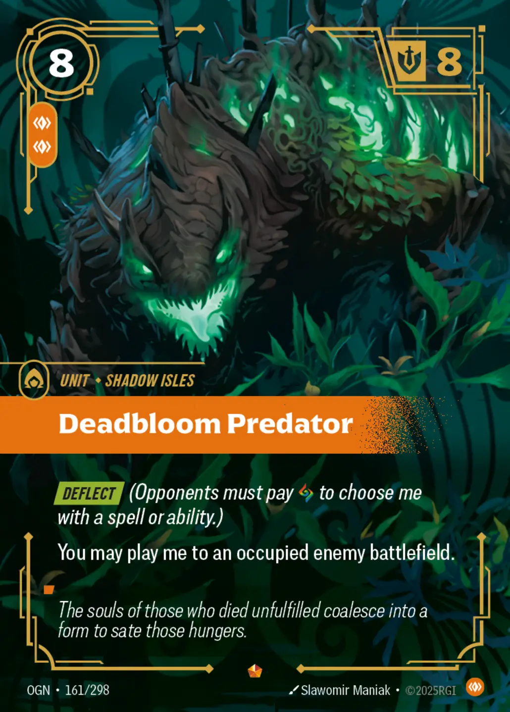 Deadbloom Predator - 161/298 (OGN) Epic