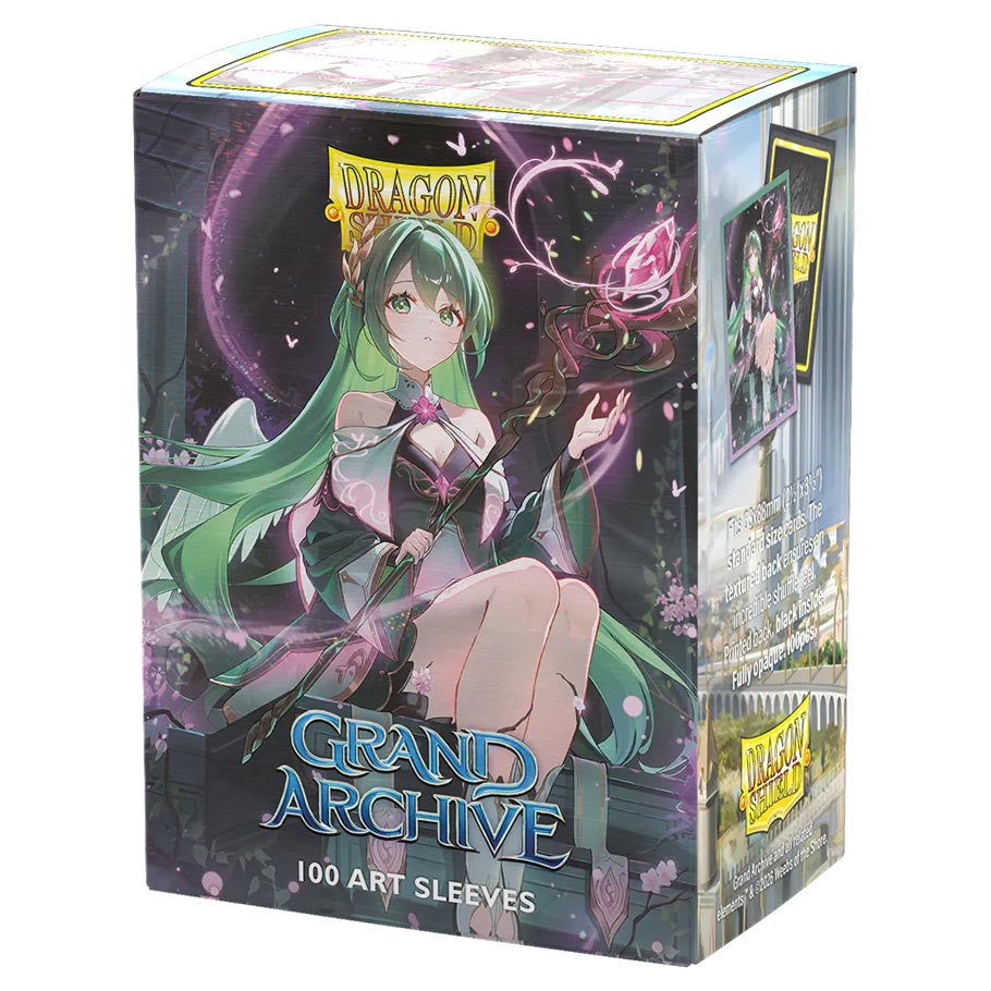 Dragon Shield: Standard - Dual Matte Art: Grand Archive - Ariel, Archangel of Natura 100 Count