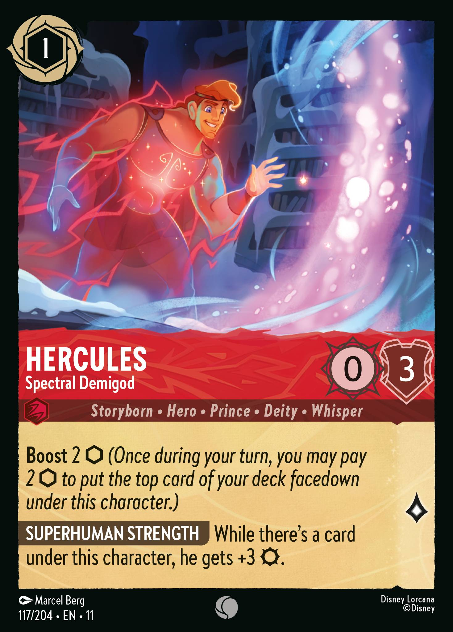 Hercules - Spectral Demigod (117/204 - Winterspell) Common
