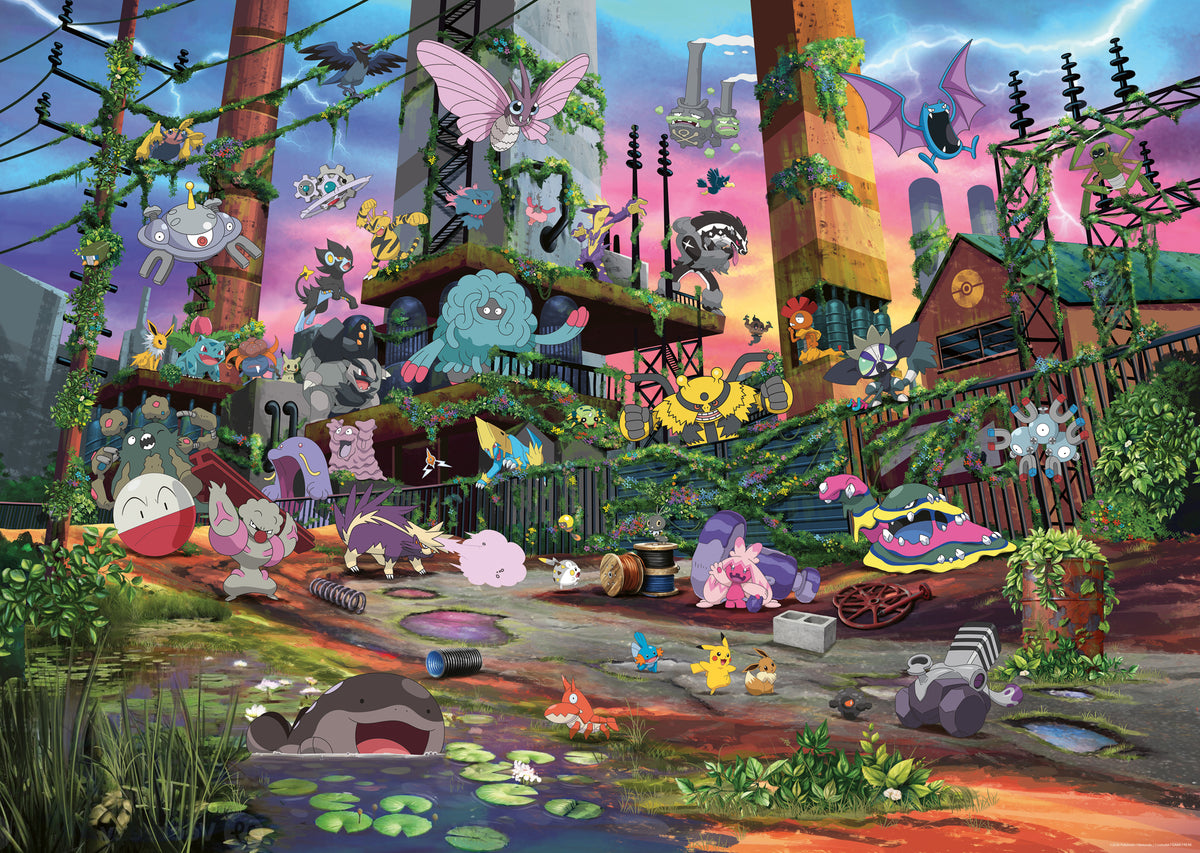 Pokémon Breakout: Power Plant 1000 Piece Puzzle