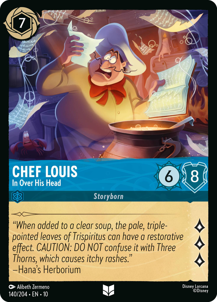 Chef Louis - In Over His Head (140/204 - Whispers in the Well) Uncommon