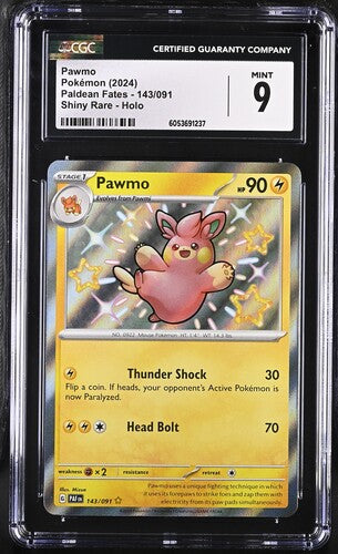 Pawmo - 143/091 (PAF) Secret Rare - Near Mint Holofoil (Graded CGC 9)