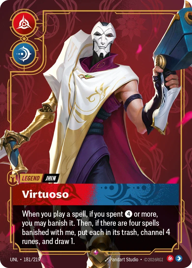 Jhin - Virtuoso - 181/219 (UNL) Rare