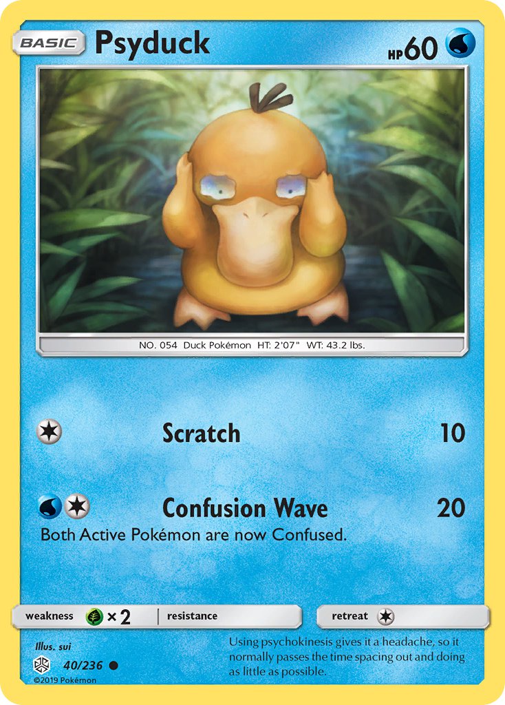 Psyduck - 040/236 (CEC) Common - Near Mint