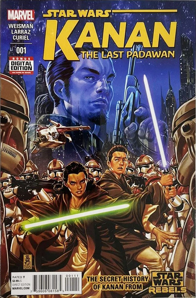 Kanan The Last Padawan (2015 Series) #1 (9.4) Cameo Sabine Wren (1 panel on page 1) - 1st App Kanan Jarrus