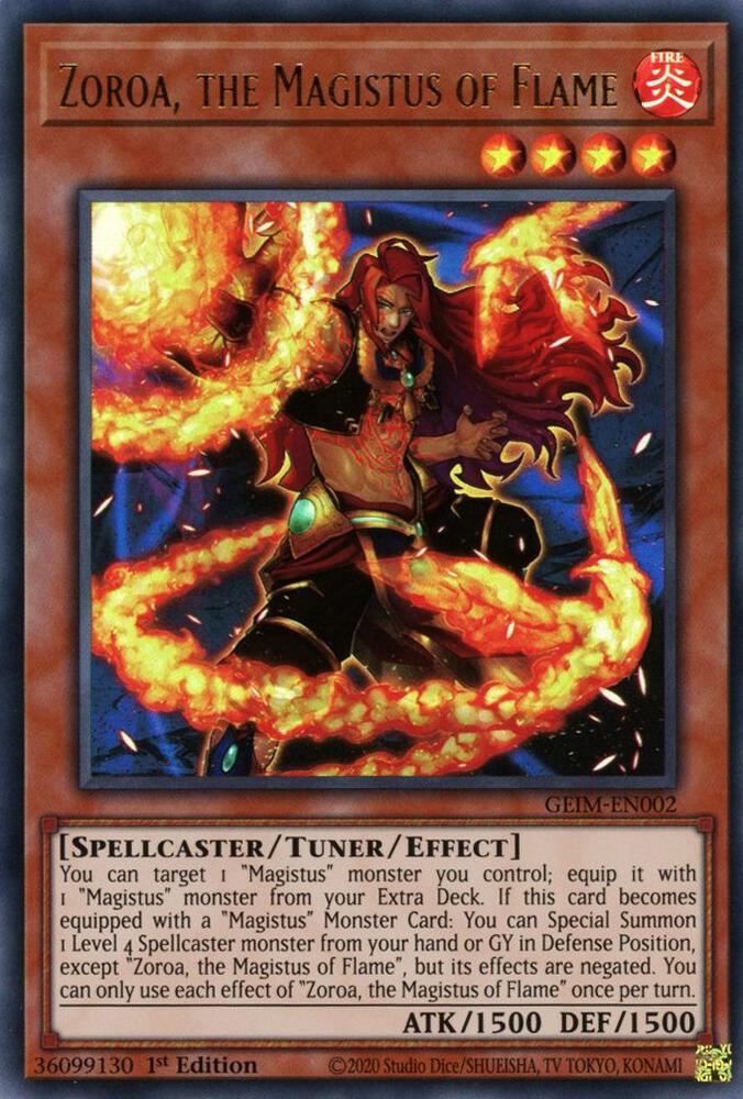 Zoroa, the Magistus of Flame (GEIM-EN002)