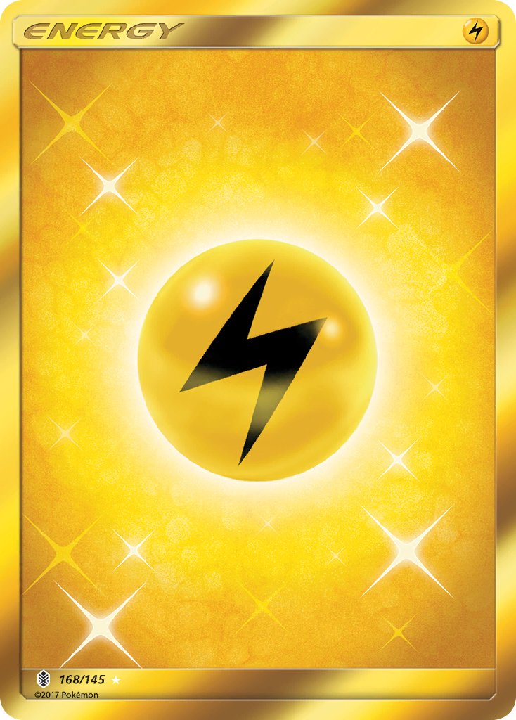 Lightning Energy (Secret) - 168/145 (SM:GRI) Secret Rare - Near Mint Holofoil