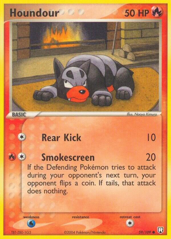 Houndour - 059/109 (RR) Common - Near Mint