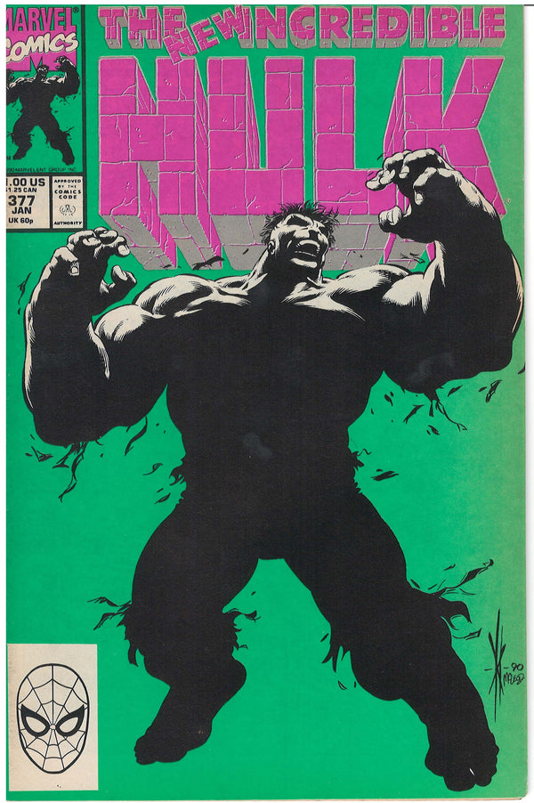 Incredible Hulk (1968 Series) #377 (7.0) 1st Professor Hulk and Guilt Hulk