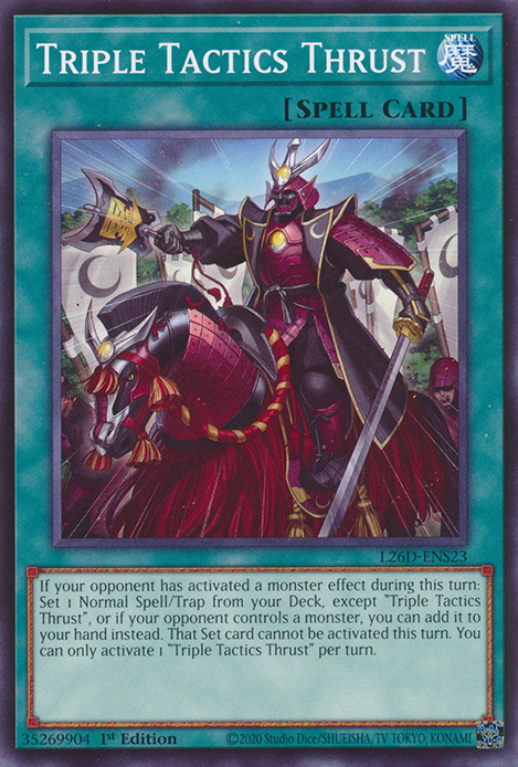 Triple Tactics Thrust (Sky Striker Deck) (L26D-ENS23)