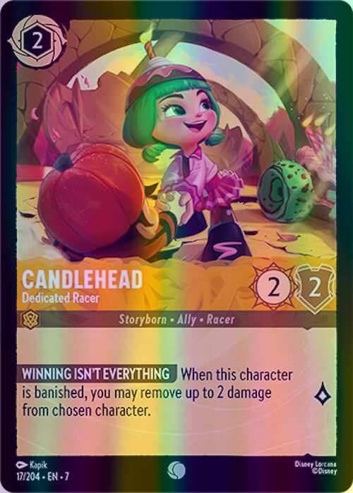 Candlehead - Dedicated Racer (Archazia's Island - 017/204) Common