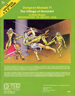 AD&D Dungeon Module T1: The Village of Hommlet - 6th Printing (USED)