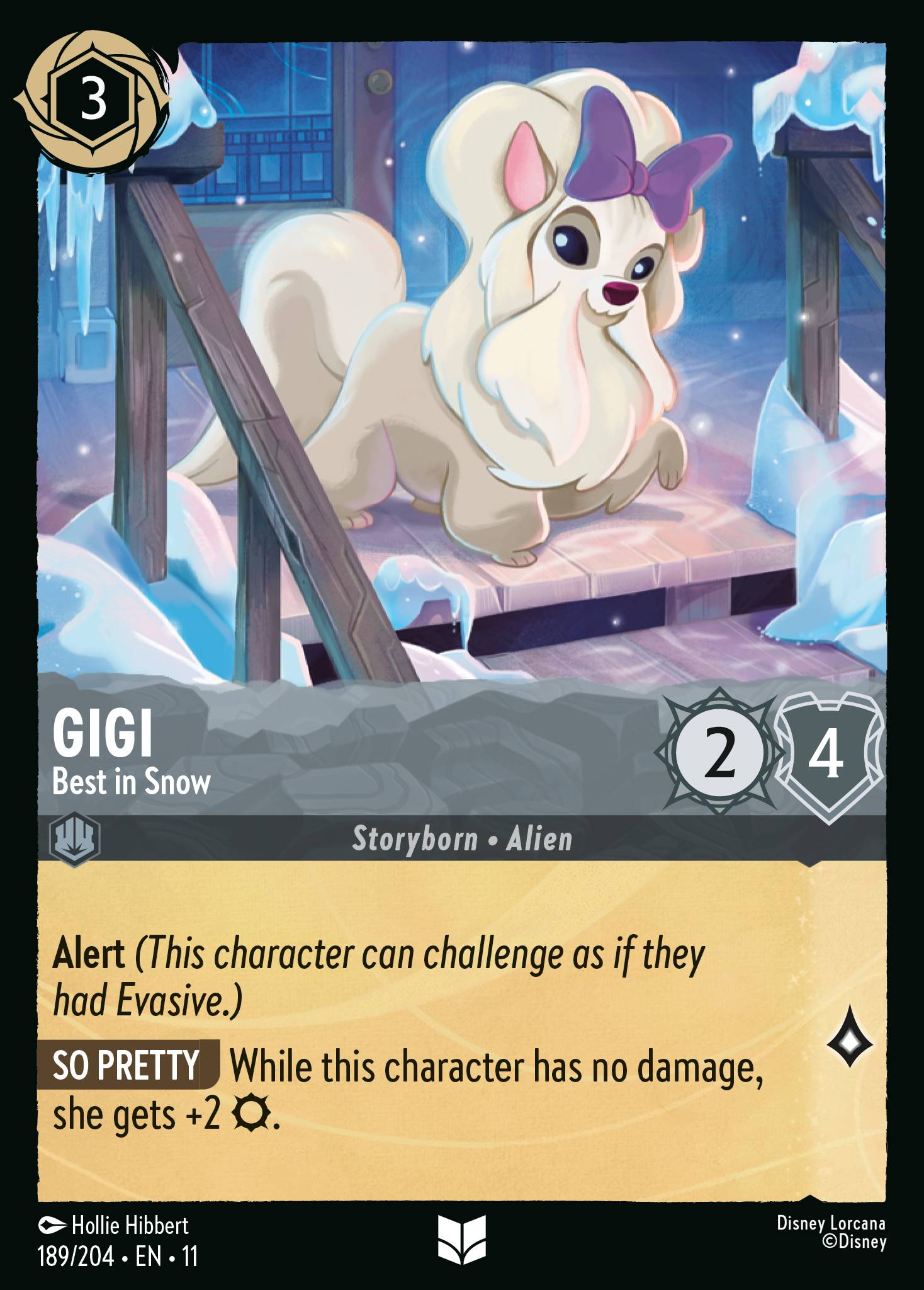 Gigi - Best in Snow (189/204 - Winterspell) Uncommon