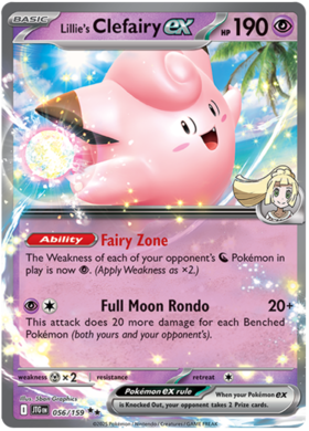 Lillie's Clefairy ex - 056/159 (JTG) Double Rare