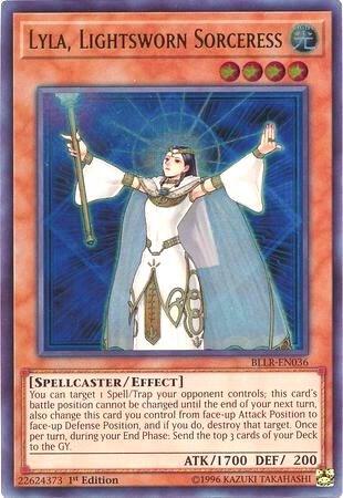 Lyla, Lightsworn Sorceress (BLLR-EN036) Ultra Rare Near Mint 1st Edition