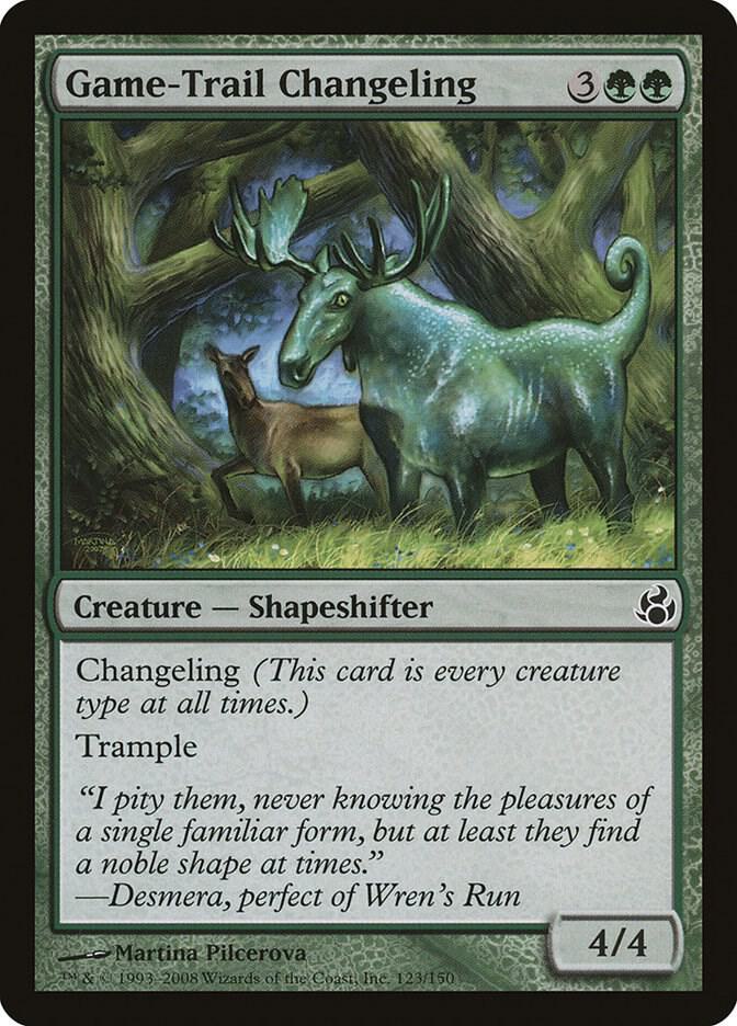 Game-Trail Changeling (MOR-C-FOIL)