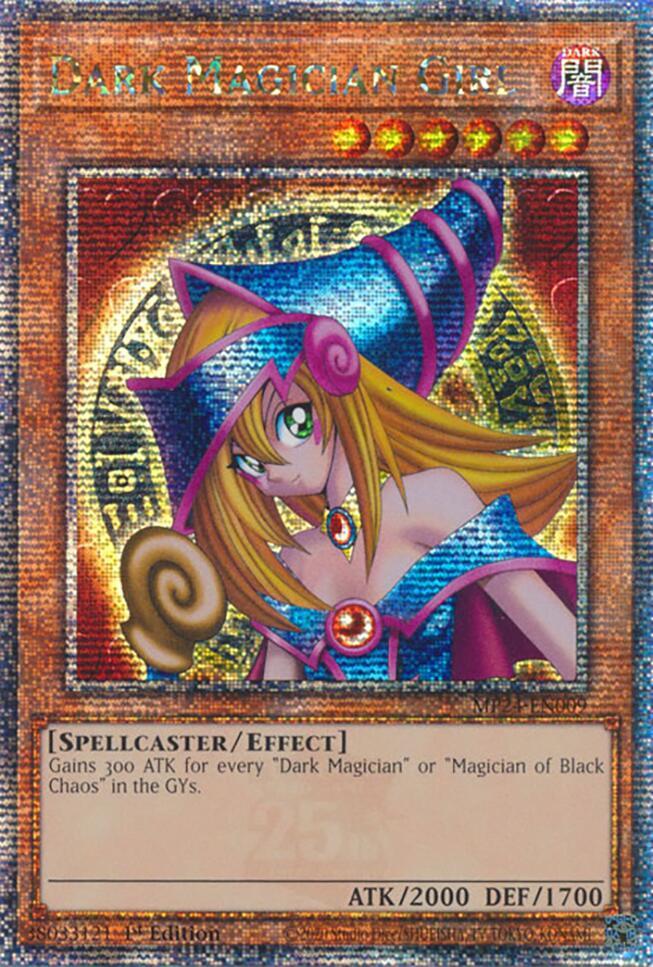 Dark Magician Girl (MP23-EN009) Quarter Century Secret Rare - Near Mint