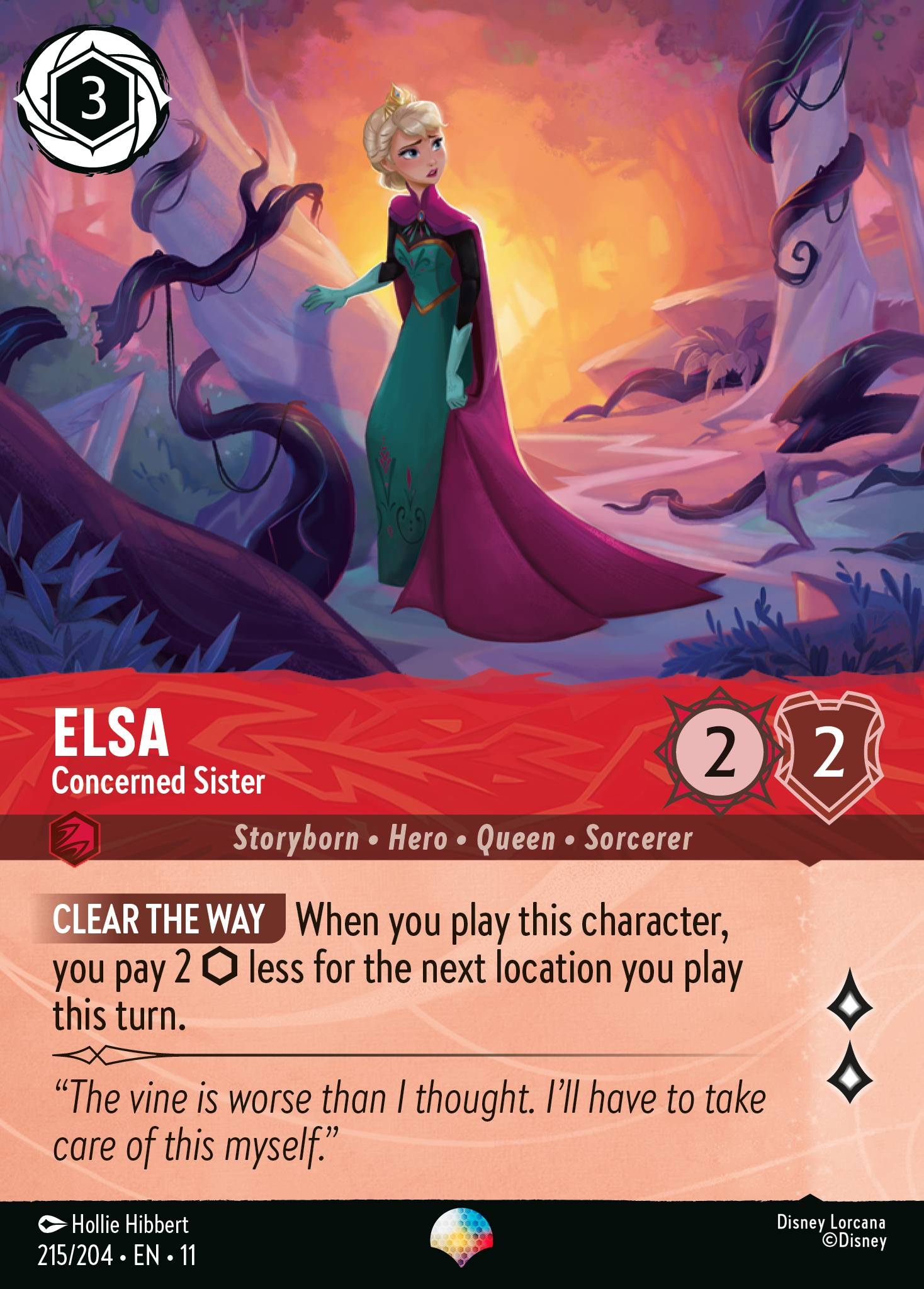 Elsa - Concerned Sister (215/204 - Winterspell) Epic