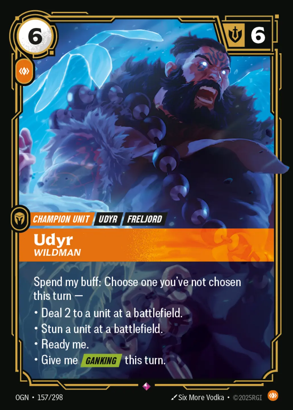 Udyr - Wildman - 157/298 (OGN) Rare
