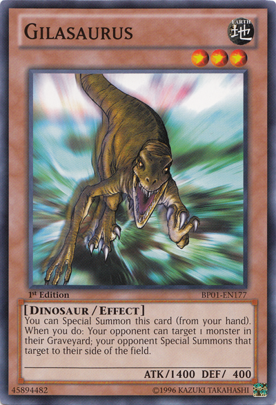 Gilasaurus (BP01-EN177) Common - Near Mint 1st Edition