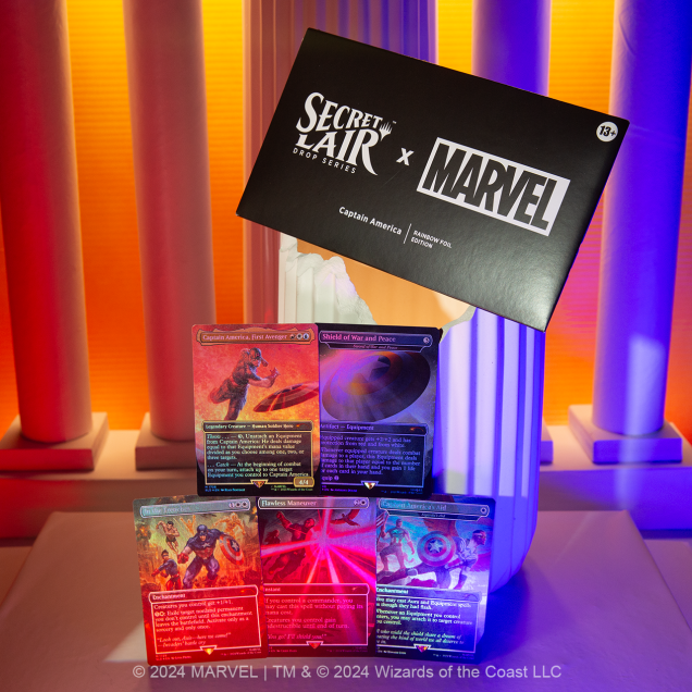 MTG: Secret Lair x Marvel: Captain America Foil Edition