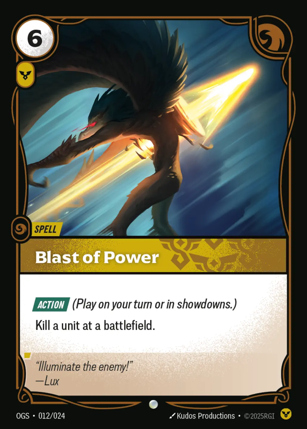 Blast of Power - 012/024 (OGS) Common
