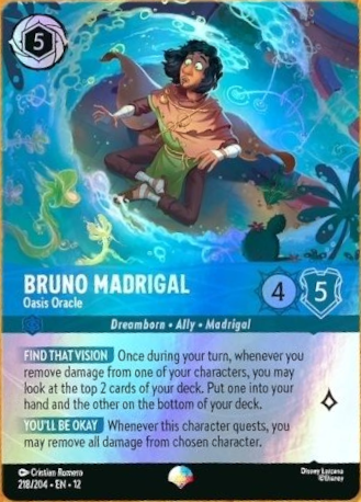 Bruno Madrigal - Oasis Oracle (Wilds Unknown 218/204) Epic
