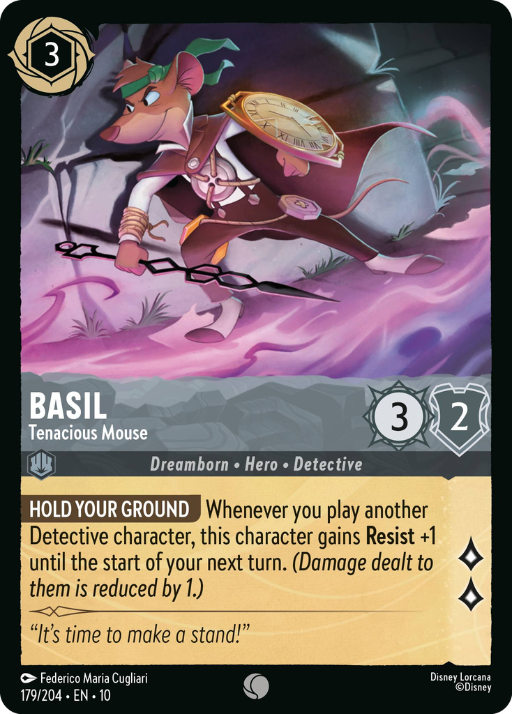 Basil - Tenacious Mouse (179/204 - Whispers in the Well) Common