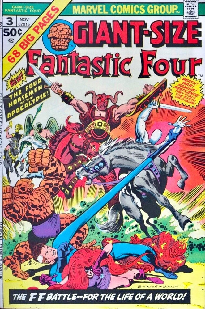 Giant-Size Fantastic Four (1961 Series) #3 (6.0) 1st App/Origin of the Four Horseman of Apocalypse (Members of the Axi-Tun race)