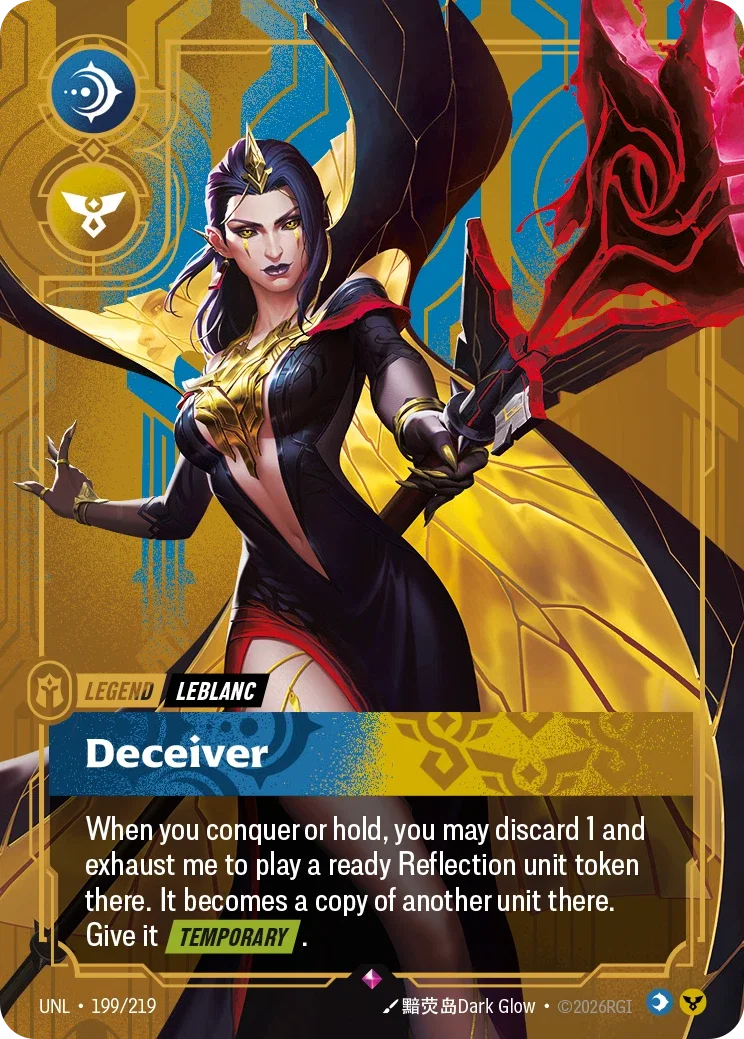 LeBlanc - Deceiver - 199/219 (UNL) Rare