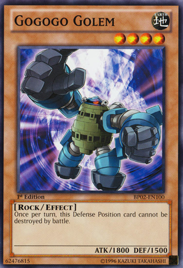 Gogogo Golem (BP02-EN100) Common - Near Mint 1st Edition