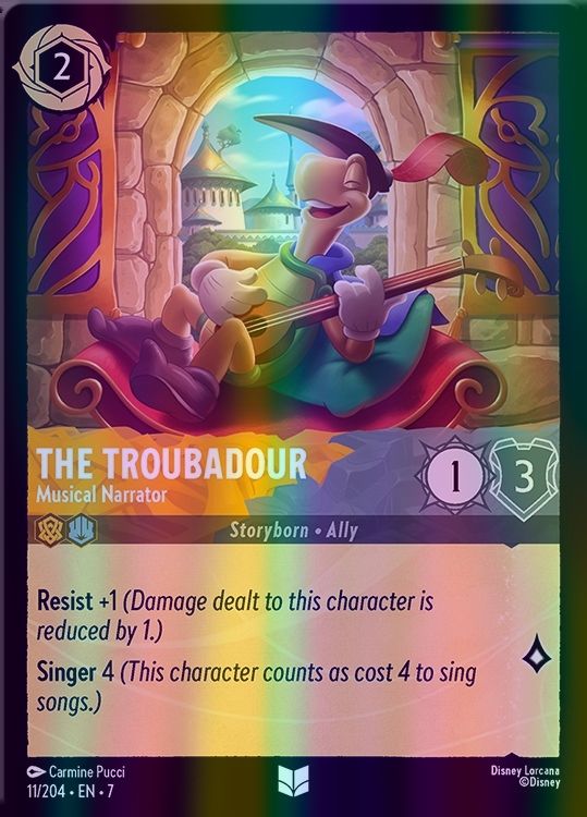 The Troubadour - Musical Narrator (Archazia's Island - 011/204) Uncommon