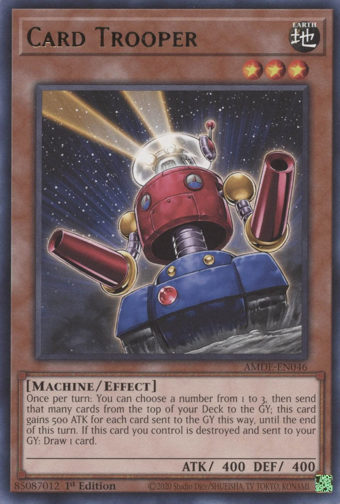 Card Trooper (AMDE-EN046) Rare - Near Mint 1st Edition