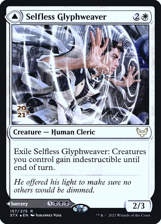 Selfless Glyphweaver // Deadly Vanity (STX-R-PRE)