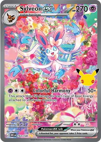 Sylveon ex - 153/128 (30C) Special Illustration Rare