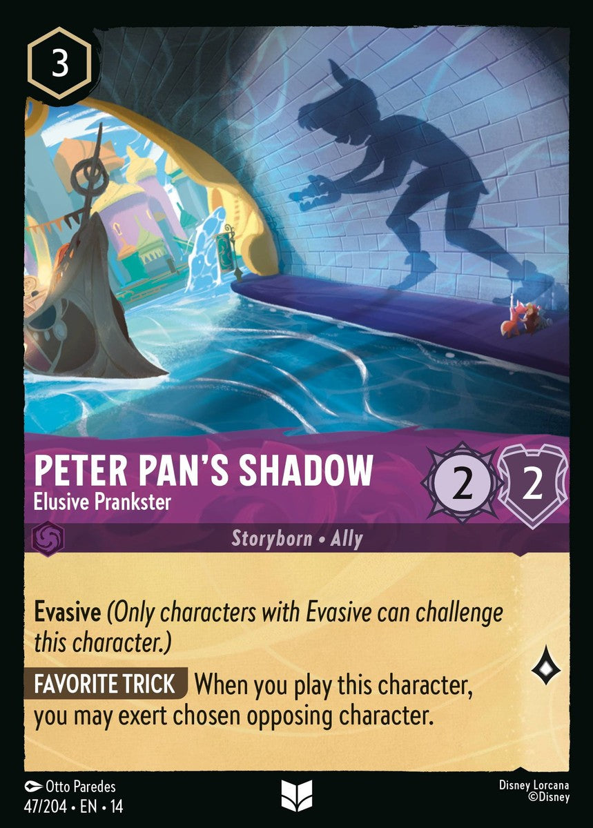 Peter Pan's Shadow - Elusive Prankster (047/204 - Hyperia City) Uncommon