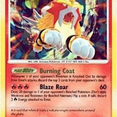 Entei LV. 43 - 4/132 Cracked Ice Holo (MCAP) Promo - Heavy Play Holofoil