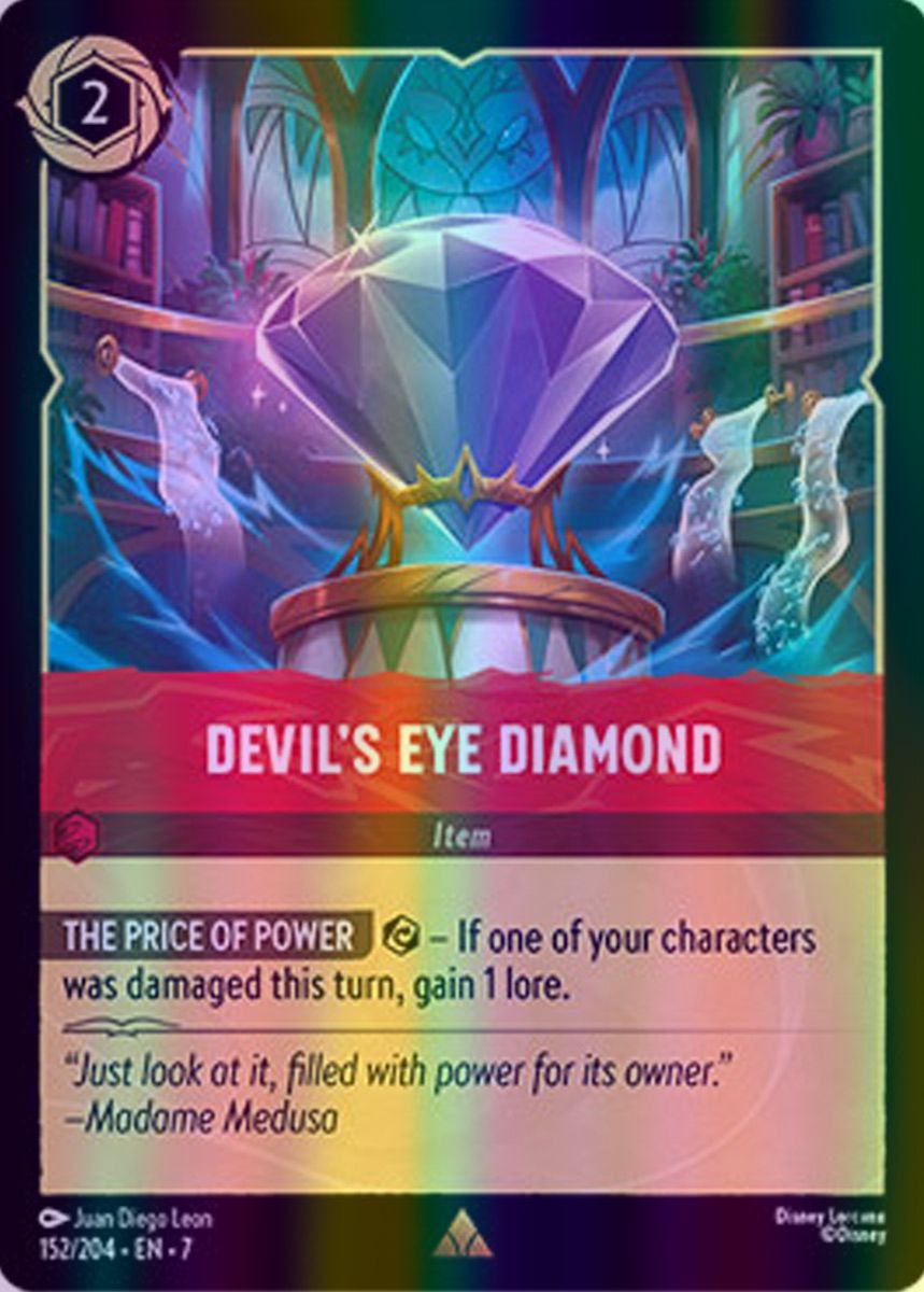 Devil's Eye Diamond (Archazia's Island - 152/204) Rare