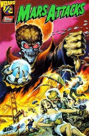 Mars Attacks (1996 Series) #.5 (7.0) Wizard Supplement (Certificate of Authenticity Included)