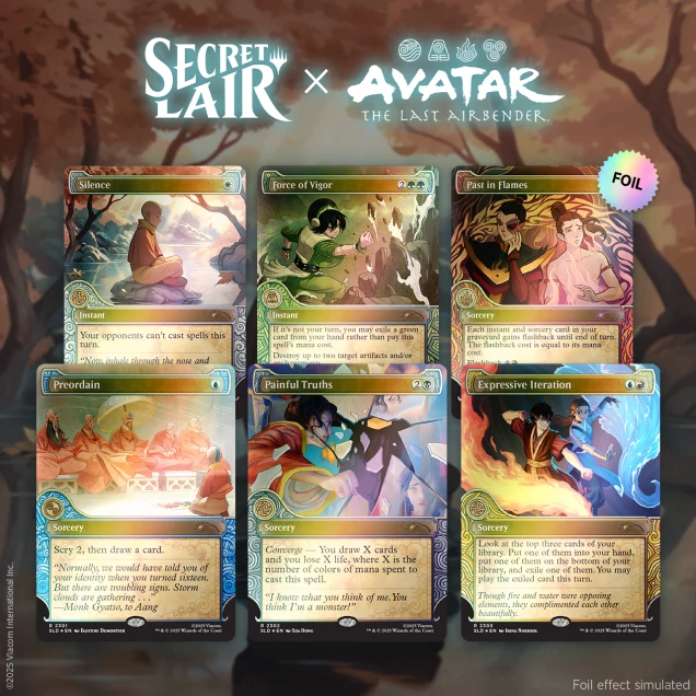 MTG: Secret Lair - Secret Lair x Avatar: The Last Airbender | One with the Elements Foil Edition