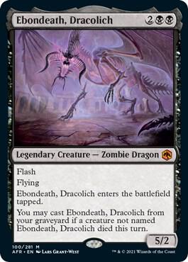 Ebondeath, Dracolich (AFR-M-FOIL)