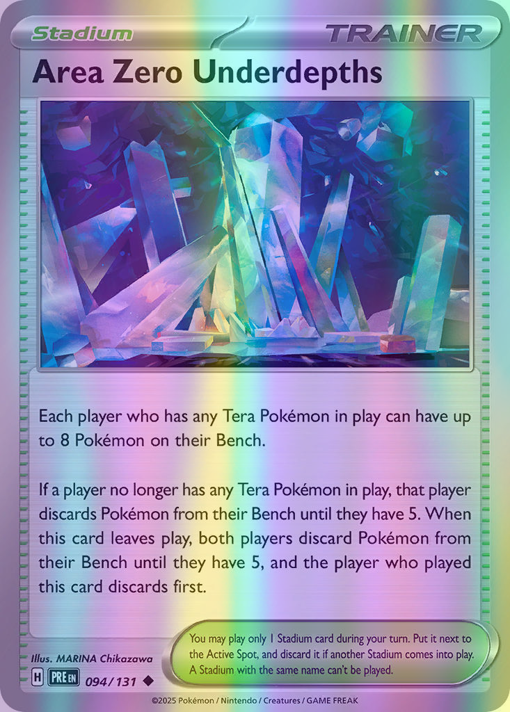 Area Zero Underdepths - 094/131 (PRE) Uncommon - Near Mint Reverse Holofoil