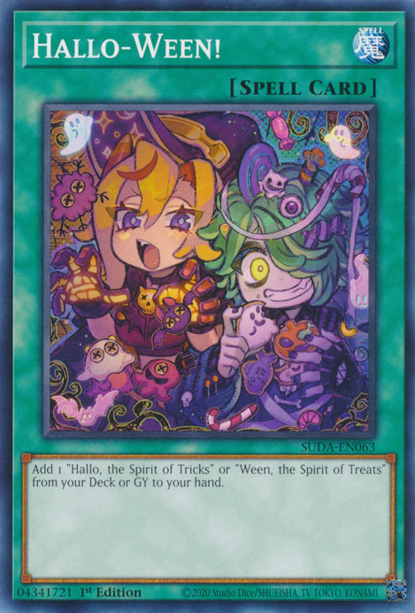 Hallo, the Spirit of Tricks (SUDA-EN026) Common - Near Mint 1st Edition