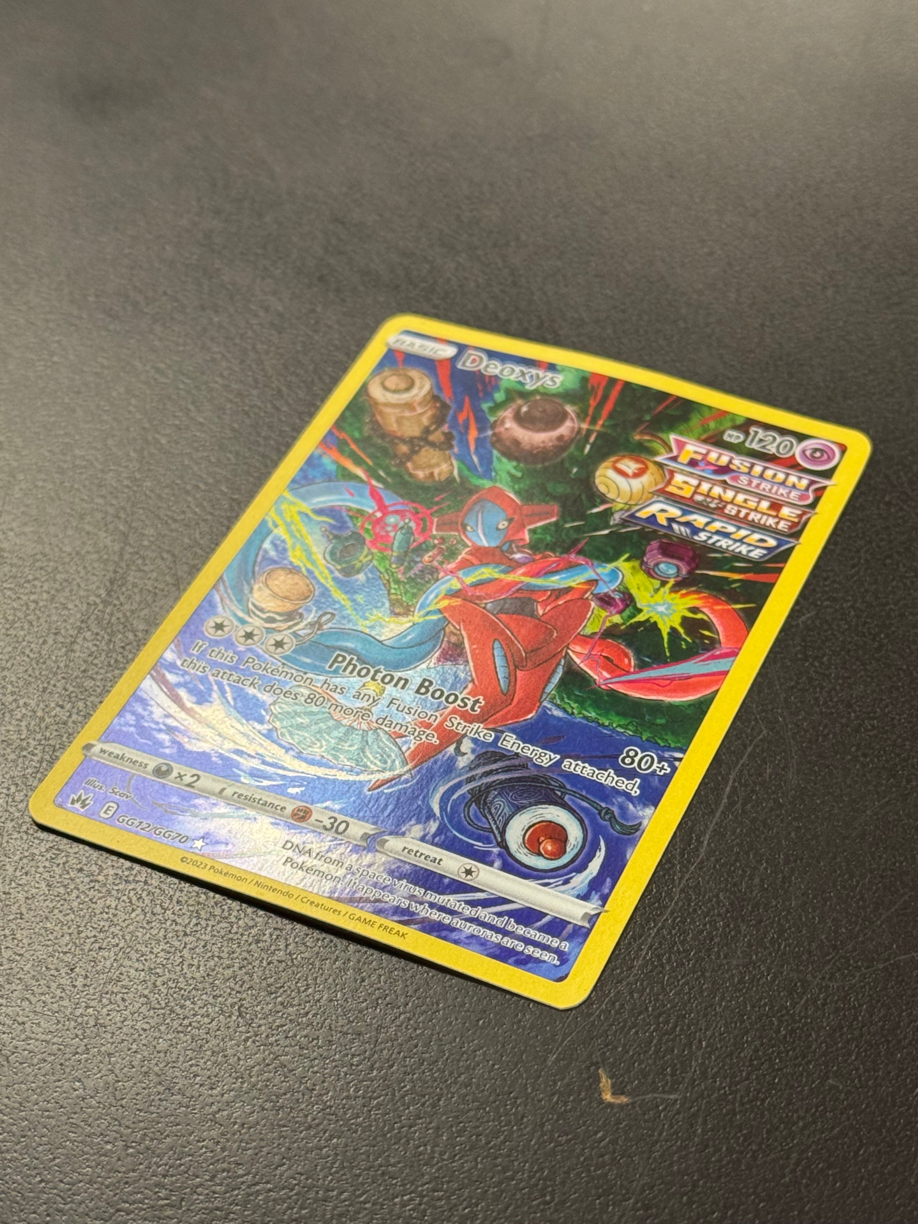 Deoxys - GG12/GG70 (CRZ:GG) Holo Rare - Damaged Holofoil