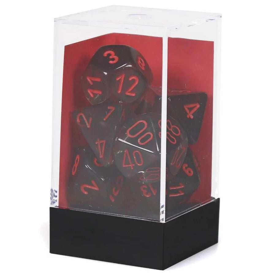 CHX23088: Translucent - Poly Set Smoke w/red (7)