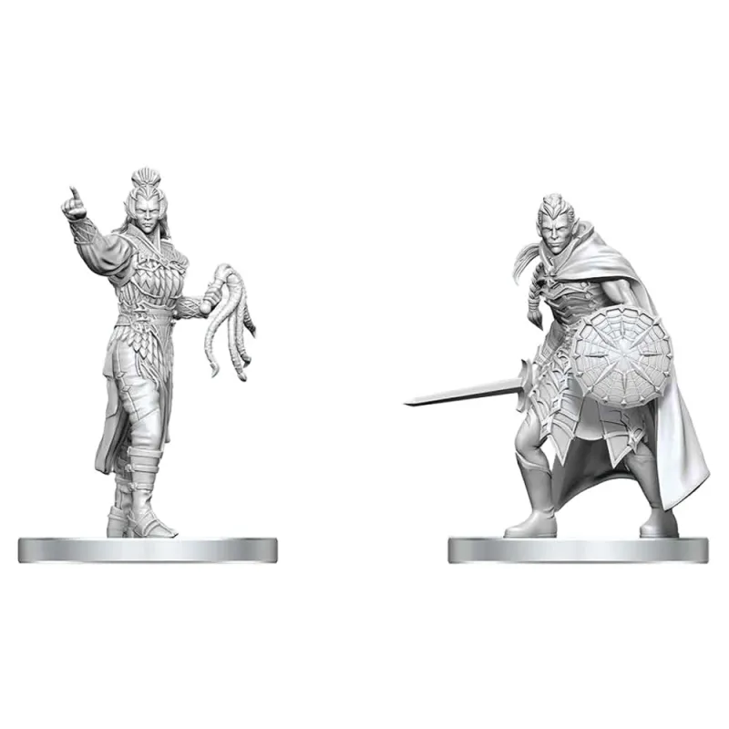 D&D: Nolzur's Marvelous Miniatures - Drow Elite Warrior & Drow Priestess of Lolth (90893)