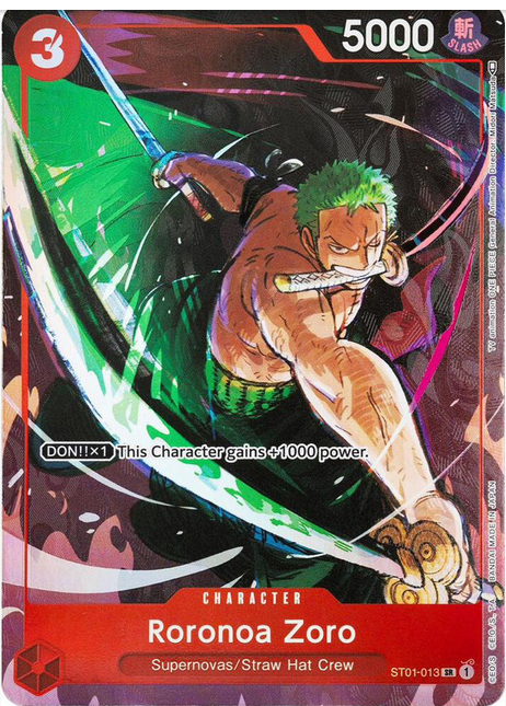 Roronoa Zoro (Gift Collection 2023) - (OP01-01 SR)